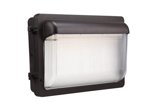 Low Profile Wall Pack Size 2-HLS,High Lumens Selectable (9,000-13,000 lumens 70W-80W-90W-100W) Color Selectable 3000K-4000K-5000K Photocell-Enable/Disable 120-277VAC Bronze