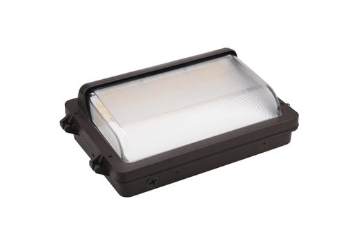 Low Profile Wall Pack Size 2 Lumen Selectable (3,900-7,800 lumens 30W-40W-50W-60W) Color Selectable 3000K-4000K-5000K Photocell-Enable/Disable 120-277VAC Bronze