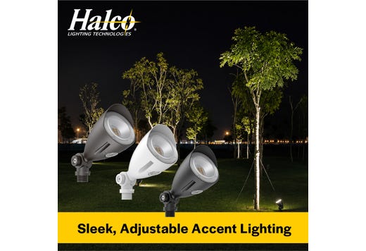 LED Mini Bullet Flood 10W CCT Selectable 3K-4K-5K 1000-1100lm 120-277VAC White Finish 60Deg Beam Angle with Optional PC