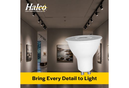 LED MR16 Flood 7W 3000K GU10 Base 40Deg 120V 500 Lumens Dimmable 120V 25K Hours 50W-equiv