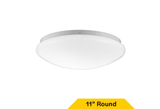 Flush Mount White Mushroom 11" Selectable CCT 27/30/35/40/50K 15W lighting product image