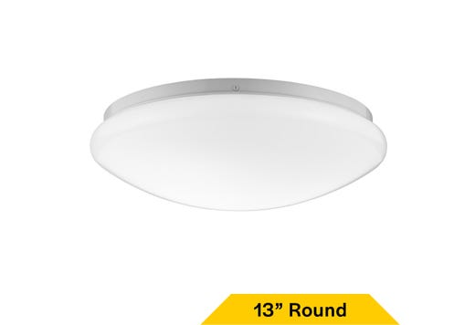 Flush Mount White Mushroom 13" Selectable CCT 27/30/35/40/50K 21W product image