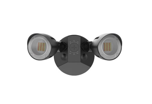 Patrol LED Security Flood Dual Heads NoMotion Sensor Lumen & CCT Selectable 10W-15W-20W 1300-2900lm 3K-4K-5K 120-277VAC Black Finish