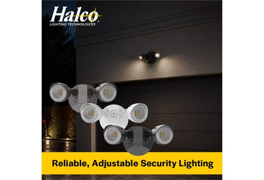 Patrol LED Security Flood Dual Heads NoMotion Sensor Lumen & CCT Selectable 10W-15W-20W 1300-2900lm 3K-4K-5K 120-277VAC Bronze Finish