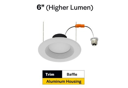 Select Retrofit Downlight 6in 14W Color Selectable 1200 lumen product image