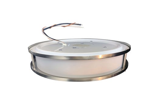 ProLED Select Flush Mount Ceiling Fixture Double Ring 12" 16W Color Selectable 120V Dimmable