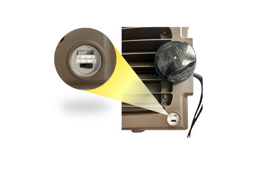 LED Sektor Floodlight Bronze with Lens Shift Technology Lumen Selectable (1950-4440Lm/15-20-30W) Color Selectable (3K-4K-5K) 120-277VAC 0-10V Dimming Adj Beam Angle 55 75 or 90 Deg Integrated On/Off Photocell - Knuckle & Trunnion Mount
