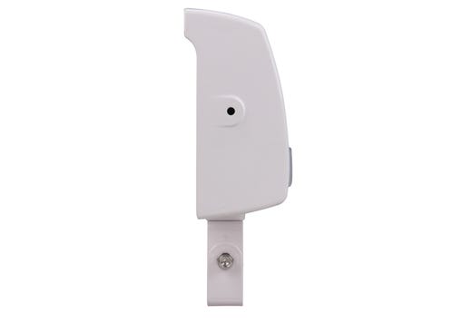 LED Sektor Floodlight White with Lens Shift Technology Lumen Selectable (1950-4440Lm/15-20-30W) Color Selectable (3K-4K-5K) 120-277VAC 0-10V Dimming Adj Beam Angle 55 75 or 90 Deg Integrated On/Off Photocell - Knuckle & Trunnion Mount