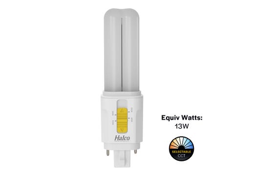LED Double Tube Omni-Directional Plug-In Lamp G24D 2-Pin lighting product image