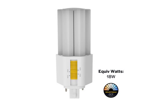 LED Triple Tube Omni-Directional Plug-In Lamp GX24D 2-Pin lighting product image