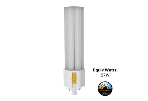 LED Triple Tube Omni-Directional Plug-In Lamp GX24D-5 2-Pin product image