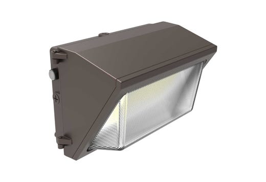 Proled Select Wallpack Field Selectable Wattage (100W 120W 140W) and Color (3000K 4000K 5000K), 120-347V Bronze with Photocell