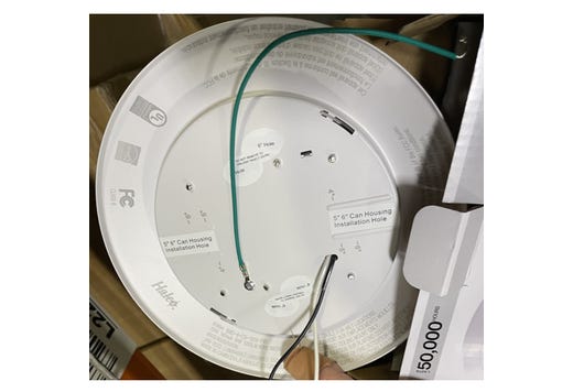 LED Surface Mount Downlight 6in 15W 1250 Lumens 30/40/50K Color Select 120V Triac Dim PIR Motion Sensor