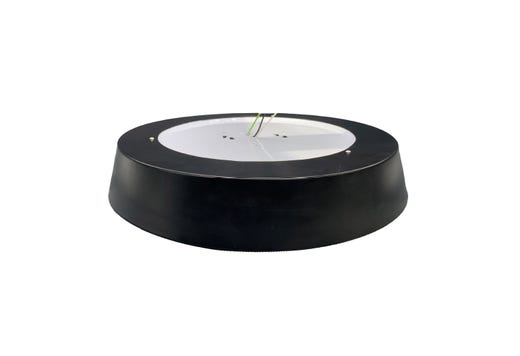 Flush Mount Anti-Glare Thick Black Ring with Gold Inner Reflector 14" Selectable CCT 27/30/35/40/50K 21W 1400LM 120V TRIAC Dimming Plastic Lens