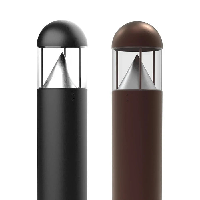 NaturaLED 10W/15W/18W 8" Dome-Top LED Bollard - 8'' / 42'', 3CCT, 1300/1950/2340 lm