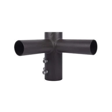 Spoke Mounting Bracket fit to 2-3/8" O.D. Tenon with Double 2-3/8" O.D. Tenon at 90°- Bronze