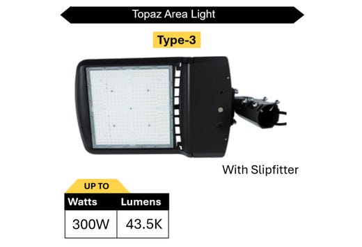 Area Light Power & Color Selectable Type 3 Slipfitter Bronze product image