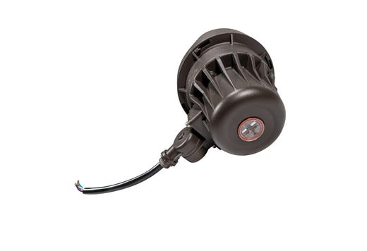 Topaz Bullet Flood Power (10.5-30W 1400-4200lm) & CCT (3-4-5K) Selectable Bronze with Knuckle-Mount & Ground Stake Beam Angle Lens Adjustable 15-25-40deg and PC 4200lm