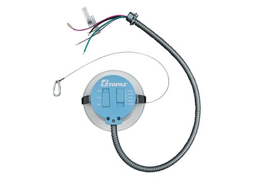 Topaz Commercial Downlight 4in Power & 5-CCT Select (6-9-13W to 1200lm) Integrated Driver Smooth Trim 90CRI Dimmable Spring Clips