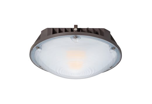 Topaz Round Canopy Light Power & Color Selectable (30-40-60W, 3-4-5K) Bronze 4388-8329Lm