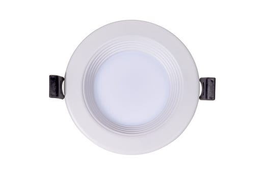 Topaz 3in Canless Slim Fit Deep Baffle Regress Downlight 7W Color Select 27-30-35-40-50K 500lm 90 CRI Spring Clips