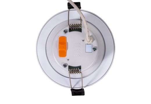 Topaz 3in Canless Slim Fit Deep Baffle Regress Downlight 7W Color Select 27-30-35-40-50K 500lm 90 CRI Spring Clips