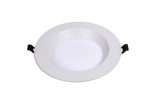 Topaz 6in Canless Slim Fit Deep Smooth Regress Downlight 10W Color Select 27-30-35-40-50K 770lm 90 CRI Spring Clips