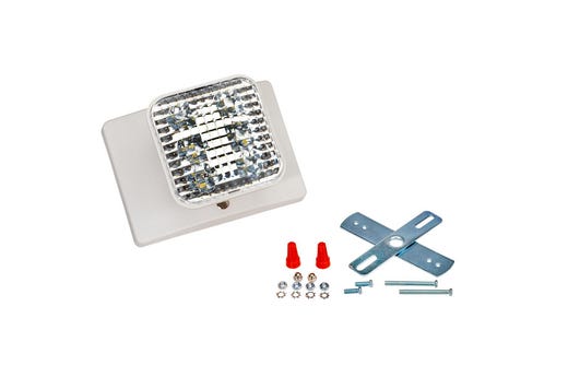 Topaz White LED Square Remote Indoor Single Remote Head