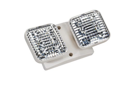 White LED Square Remote Indoor Double Remote Head