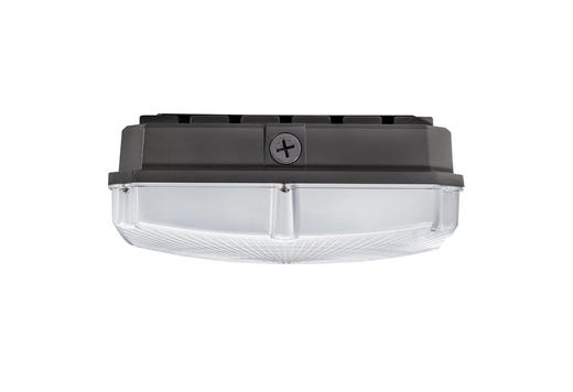 Topaz LED Square Canopy 60W 4000K 120-277VAC Light Bronze 7500lm