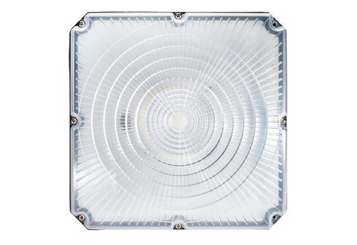 Topaz LED Square Canopy 40W 4000K 120-277VAC Light Bronze 5000lm