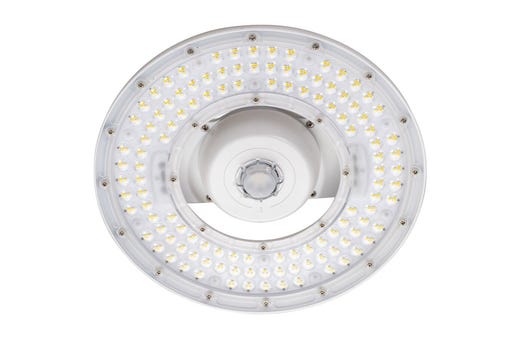 Topaz Satelitte Pro Round White Highbay 150W 5K to 20,700lm 120-277V Gen-3