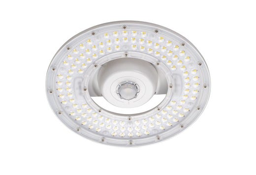 Topaz Satelitte Pro Round White Highbay HV 240W 5K to 33,120lm 277-480V Gen-3