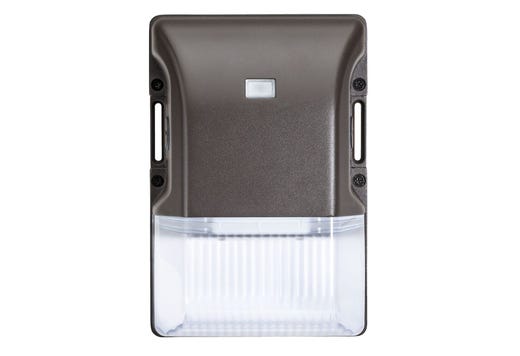 LED Compact Wallpack Bronze 30W 3-CCT Select 0-10V Dim with