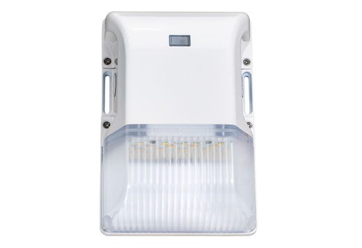 Topaz LED Compact Wallpack White 15W 3-CCT Select 1875lm 0-10V Dim with integrated PC