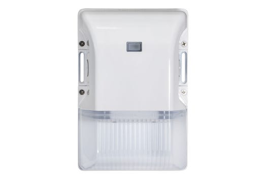 Topaz LED Compact Wallpack White 30W 3-CCT Select 3750lm 0-10V Dim with integrated PC