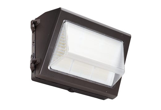 LED Economical Wallpack 120W 5000K Bronze 0-10V with Photocell LED product