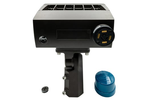 Topaz Flood Power 120-150-200W & 3-4-5K CCT Select to 30000lm Bronze Slipfitter and Yoke Mount Included PC & 3-pin Recept Included Dimmable 120-277V