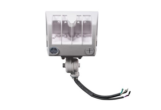 Topaz Flood Power 15-30W & 3-4-5K CCT Select to 4500lm Knuckle & Trunnion Mount White Dimm 120-277V