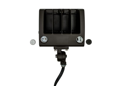 Topaz Flood Power 40-60W & 3-4-5K CCT Select to 9000lm Knuckle & Trunnion Mount Bronze Dimm 120-277V