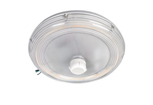 Topaz Low Profile Round Canopy Power and Color Selectable (30W-100W, 3K-4K-5K) Controls Ready Low Glare with Uplight 4190-13,310lm