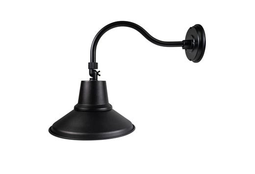 Outdoor LED Gooseneck Full-Cutoff Wall Mounted Light Matte Black product image