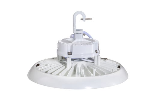 Topaz Round White Highbay Power & Color Select 100-120-150W 4-5K to 22,900lm 120-277V 90Deg Beam Angle