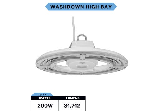 LED Round Wash Down High Bay Lumen Select (15650-23750 LED product