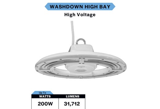 LED Round Wash Down High Bay HV Lumen Select (15650-23750 lighting product image