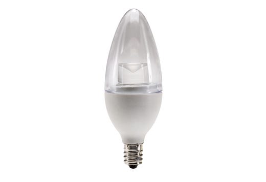 LED Bullet 3000K 2.8W 25W-EQ Straight Top B11 Candelabra E12 120V