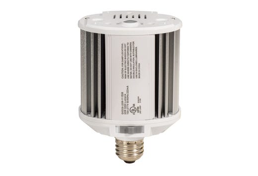 Topaz LED HID Retrofit Lamp Power & Color Selectable 5W-10W-20W 3K-4K-5K to 3000lm E26 Base with Support Brace Included