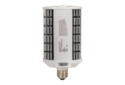 Topaz LED HID Retrofit Lamp Power & Color Selectable 10W-20W-30W 3K-4K-5K to 4800lm E26 Base with Support Brace Included