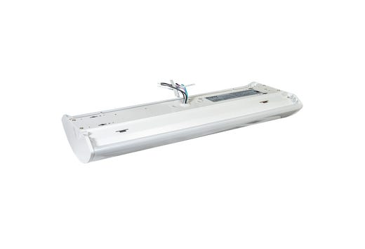 Topaz 4ft Archtitectural Wrap with EM BKUP Power & 5-CCT Selectable to 50W 7200lm 120-277V Dim
