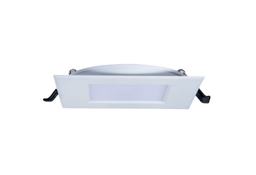 Topaz 4in Canless Square Recessed Downlight 9W 570lm 5-CCT Select 120V 50W-Equiv IC Rated